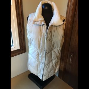 Banana republic cream vest